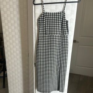 Black and White Checkered Dress